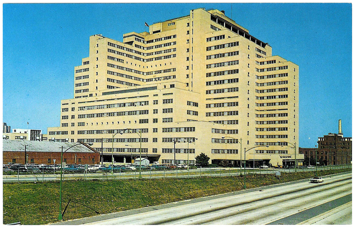 Grady Hospital postcard